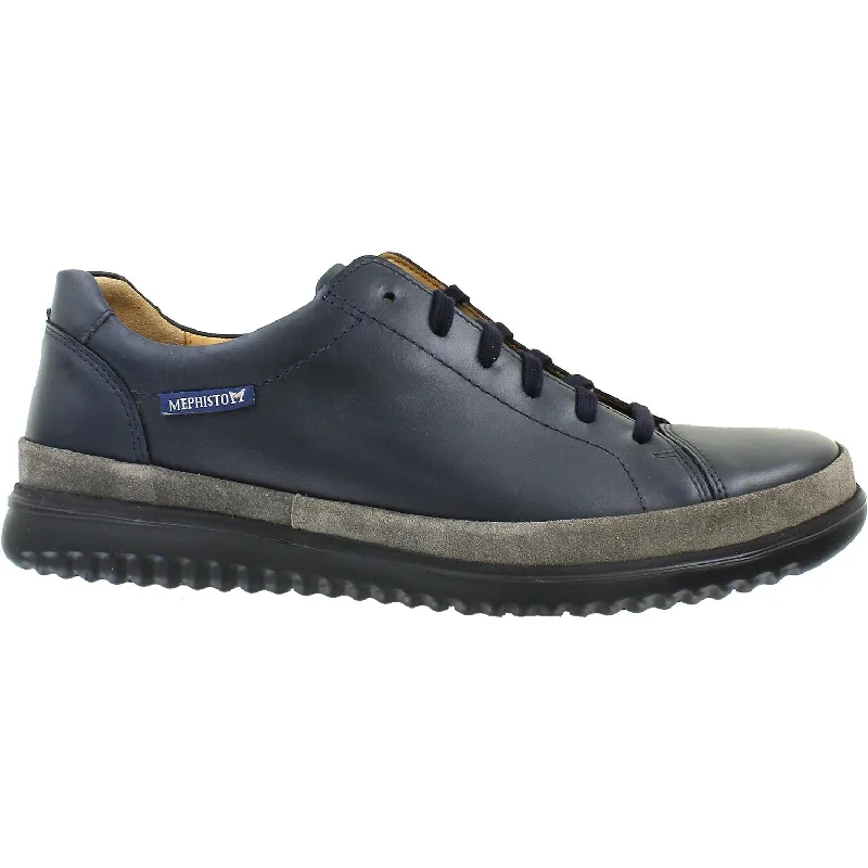 Men's Mephisto Thomas Win Navy Leather