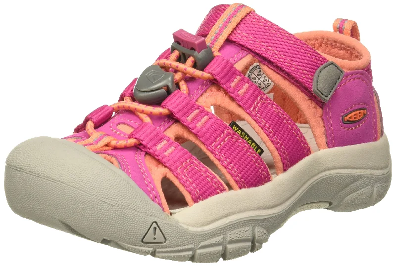 Keen Unisex-Kinder Newport H2 Trekking-& Wandersandalen,Pink (very berry/fusion coral),38 EU