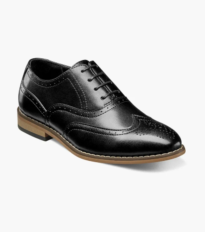 BOYS DUNBAR  Wingtip Oxford - Black