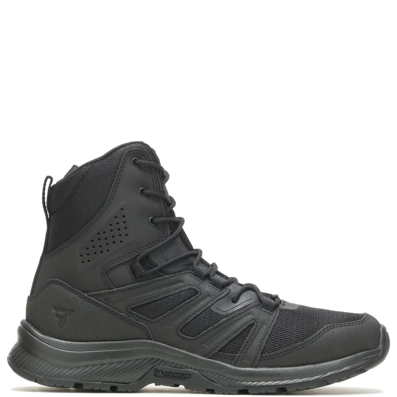 Bates Rallyforce Tall Zip E04160 Mens Black Leather Tactical Boots