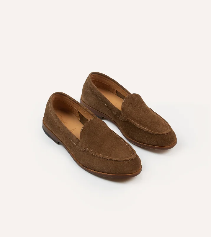 Light Brown Suede Henri Summer Loafer