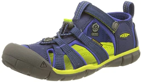 Keen Unisex Kid's Seacamp 2 Cnx Sandals, Blue Depths/Chartreuse, 5 UK