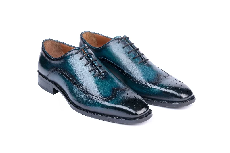 Devonshire Hand Painted Wingtip Dress Shoes