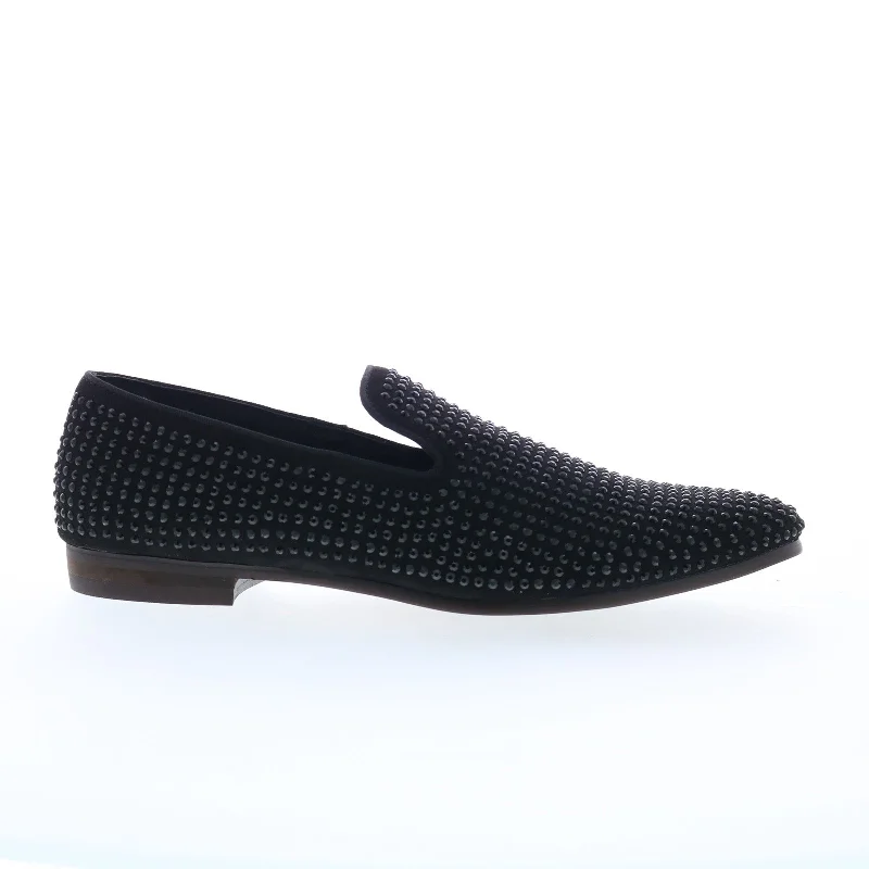 Steve Madden Dazzlee DAZZ02M1 Mens Black Loafers & Slip Ons Casual Shoes