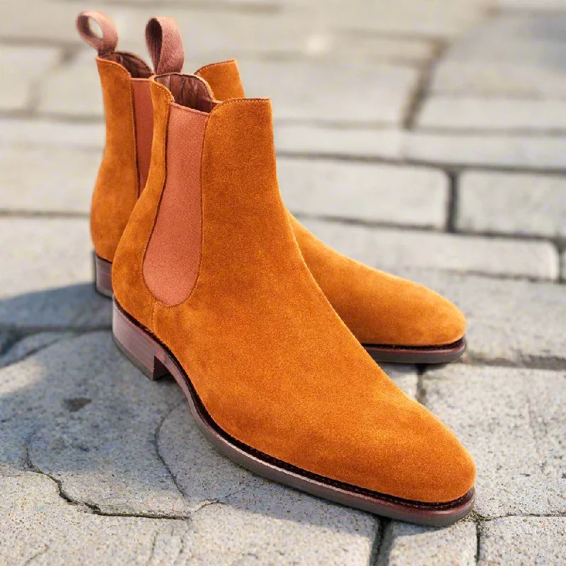 Alan Tan Suede Chelsea Boot