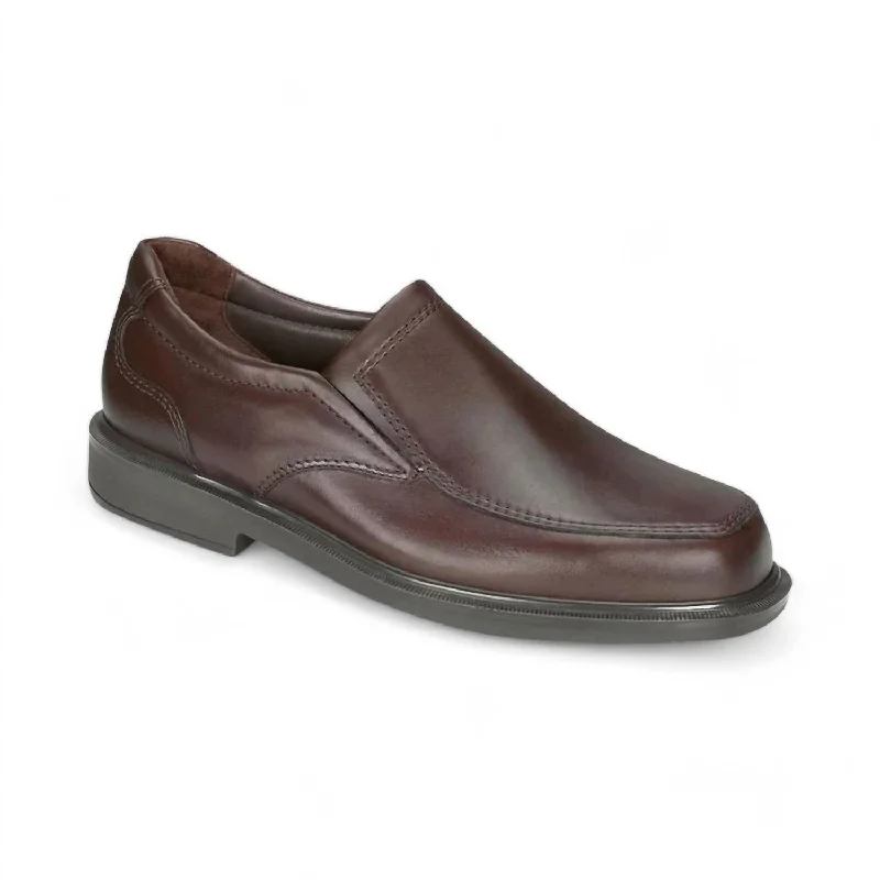 Men's Diplomat Slip On Loafer - Medium Width In Brown