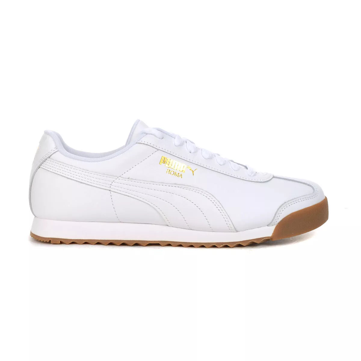 Puma Men's Roma Classic White-Gum Sneakers 36640801