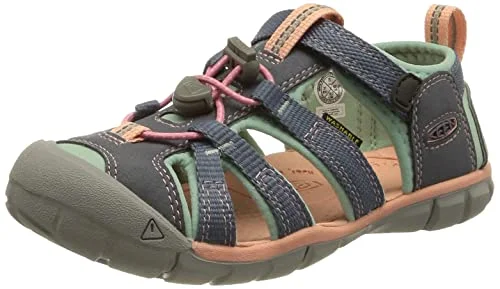 KEEN Seacamp 2 CNX, Unisex Kid's Sandals, Flint Stone/Ocean Wave, 6 UK