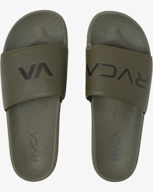 RVCA Sport Slides - Olive