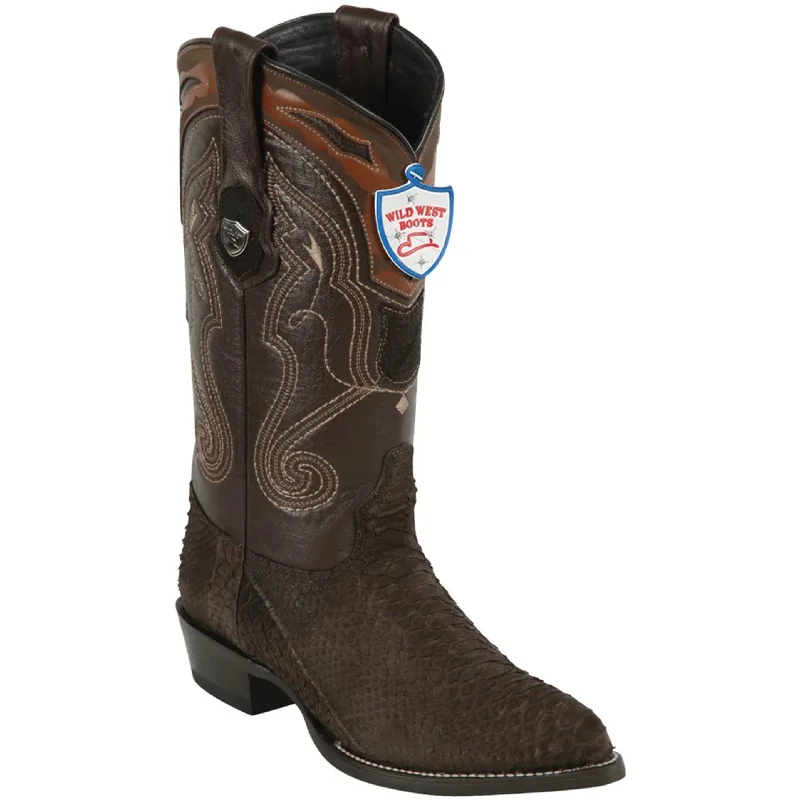 Brown Snakeskin Boots