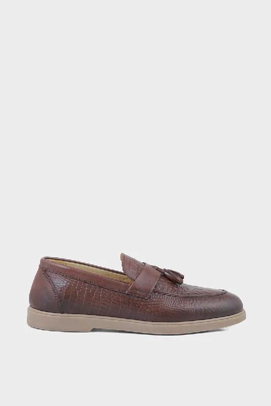 Men Formal Loafers MF7001-Brown