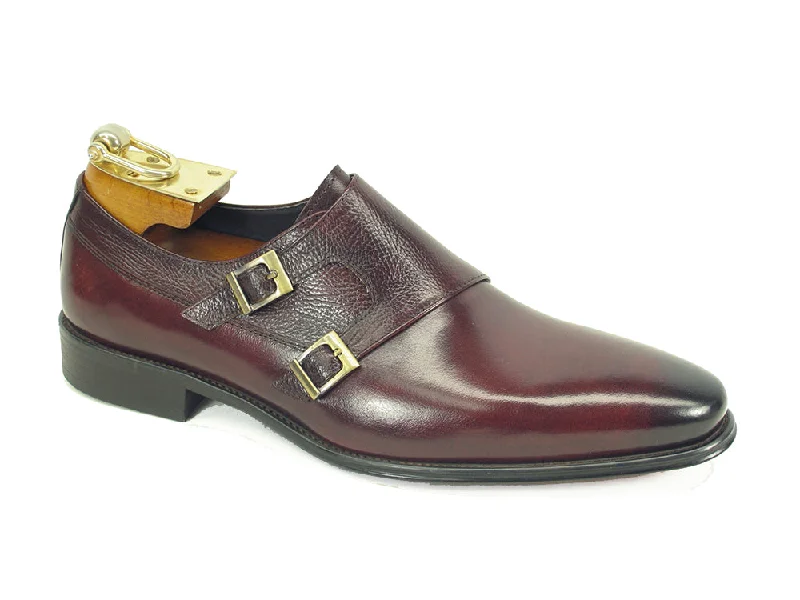 Carrucci Double Monkstraps KS099-3003 - Oxblood