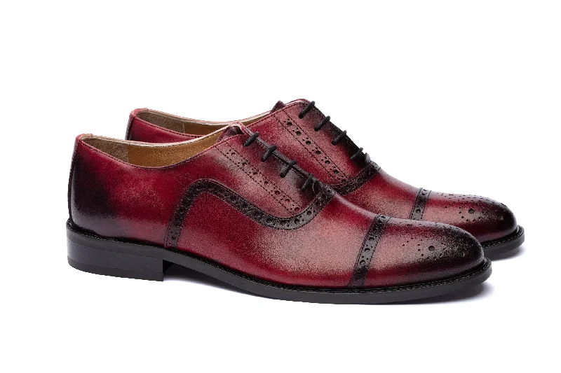 Burgundy Brogues