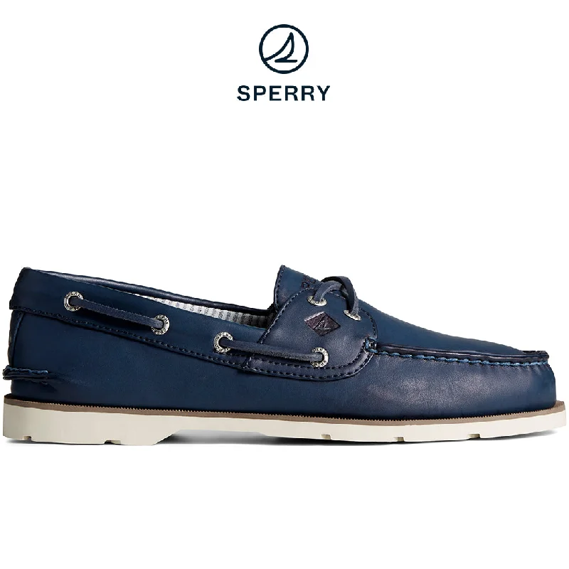 Men's Leeward Boat Shoe Navy (STS24103)