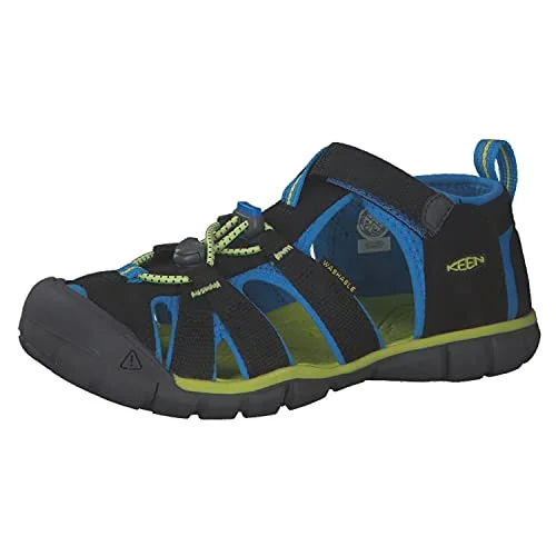 KEEN, Unisex Kinder Seacamp 2 CNX Sandalen , Black Brilliant Blue , 36 EU