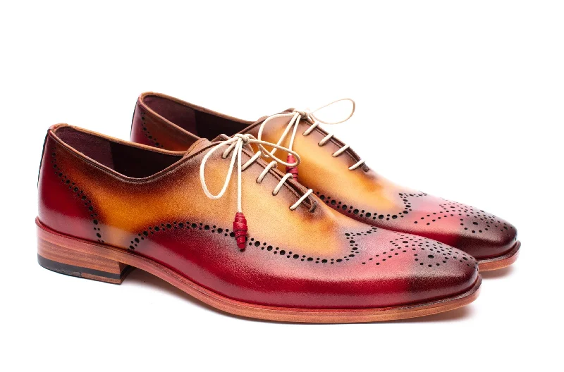 The Havana Patina Brogues - Red & Gold