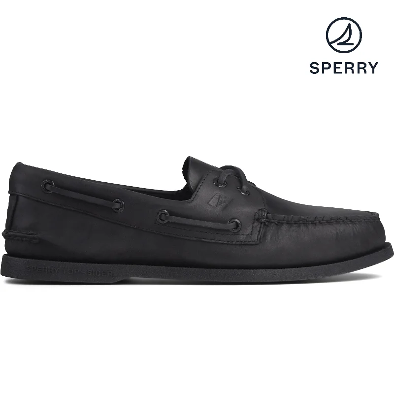 Men's Authentic Original Black Boat Shoe (08369811)