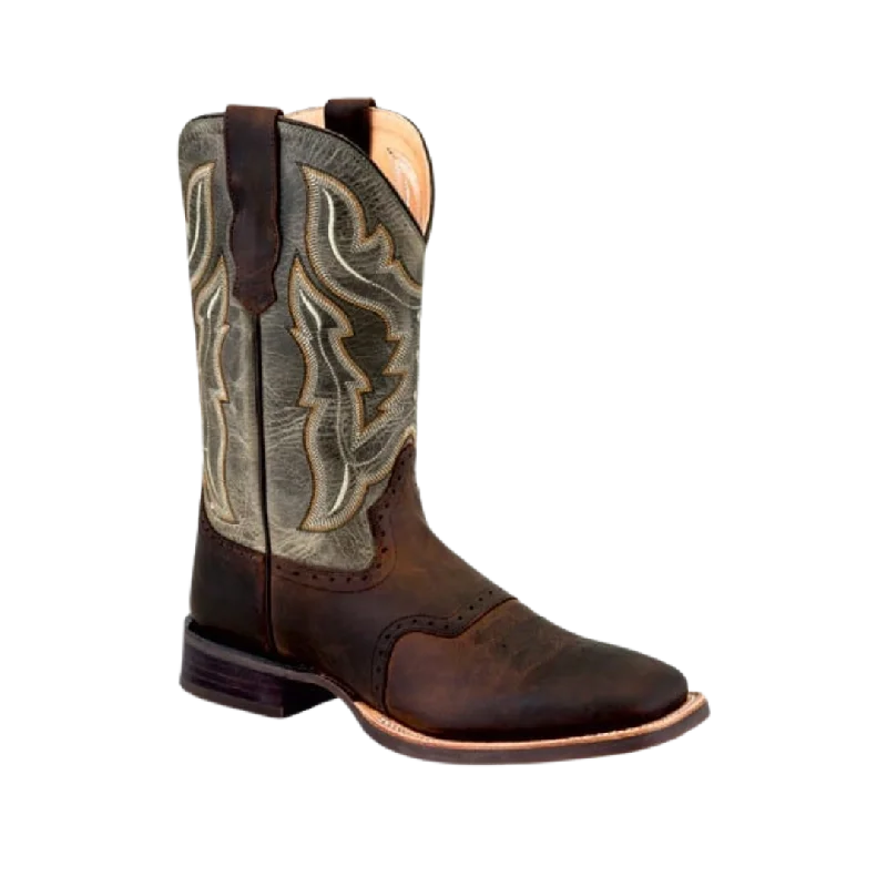 Old West Men's Broad Square Toe Boots