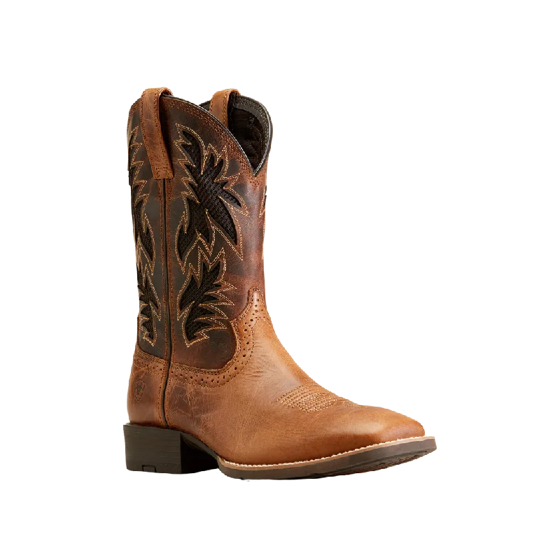 Ariat Men's Sport Cool VentTek Cowboy Dark Tan Boot