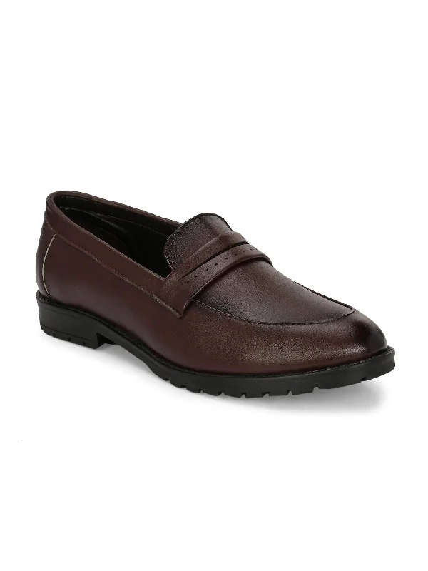 CARLO ROMANO BY WASAN BROWN COLOUR VEGAN LEATHER MOCCASIN FOR MEN