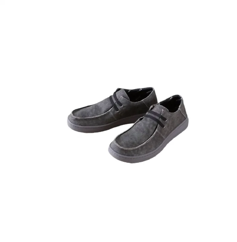 Men's Hilo Stretch Shoes In Charcoal